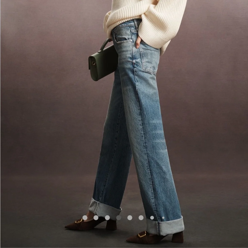 Pilcro Austyn High-Rise Wide Leg Jeans - Picture 2 of 5